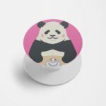 Panda Printed Phone Grip Holder & Stand