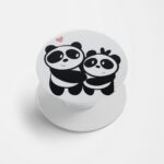 Panda Printed Phone Grip Holder & Stand