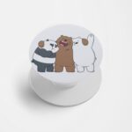 Panda Printed Phone Grip Holder & Stand