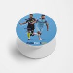 Football - Sergio Aguero Printed Phone Grip Holder & Stand