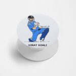 Cricket - Virat Kohli Printed Phone Grip Holder & Stand