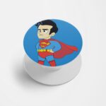 Superman - Animated Print Printed Phone Grip Holder & Stand