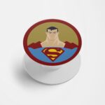 Superman Printed Phone Grip Holder & Stand
