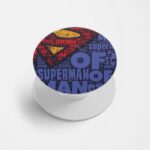 Superman Printed Phone Grip Holder & Stand