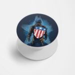 Captain America Printed Phone Grip Holder & Stand