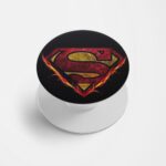 Superman Printed Phone Grip Holder & Stand