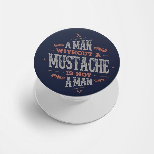 Typography Printed Phone Grip Holder & Stand