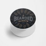 Typography Printed Phone Grip Holder & Stand