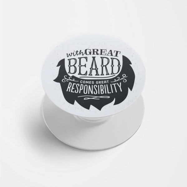 Typography Printed Phone Grip Holder & Stand