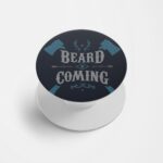 Typography Printed Phone Grip Holder & Stand