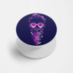 Moustache and Beard Printed Phone Grip Holder & Stand