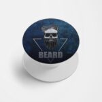 Moustache and Beard Printed Phone Grip Holder & Stand