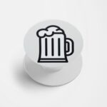 Beer Printed Phone Grip Holder & Stand