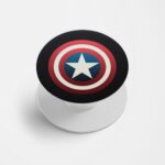 Captain America - Shield Printed Phone Grip Holder & Stand