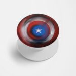 Captain America - Shield Printed Phone Grip Holder & Stand
