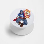 Captain America Printed Phone Grip Holder & Stand