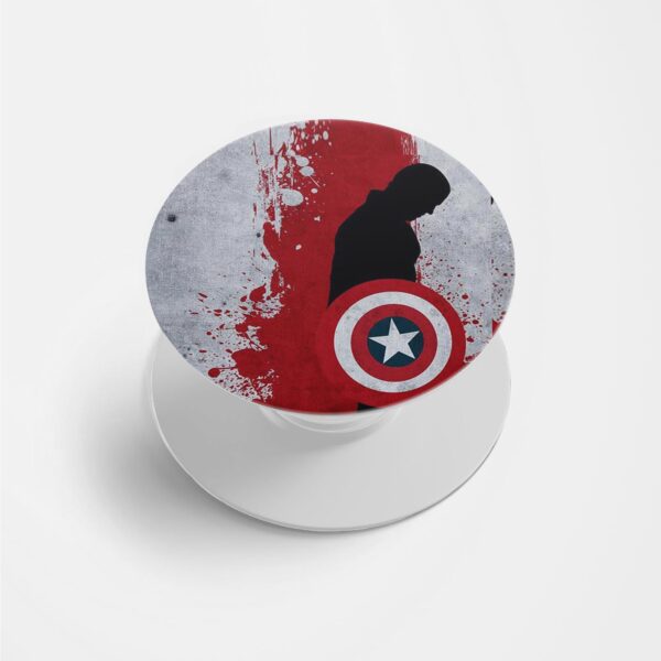 Captain America Printed Phone Grip Holder & Stand