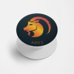 Zodiac Sign-ARIES Printed Phone Grip Holder & Stand