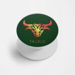 Zodiac Sign-TAURUS Printed Phone Grip Holder & Stand