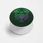 Zodiac Sign-CANCER Printed Phone Grip Holder & Stand