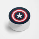 Captain America Printed Phone Grip Holder & Stand