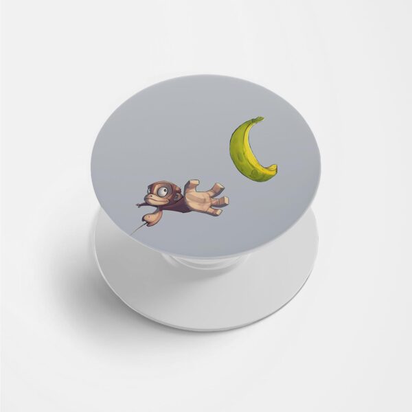 Minimal - Monkey Printed Phone Grip Holder & Stand