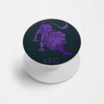 Zodiac Sign-LEO Printed Phone Grip Holder & Stand