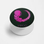 Zodiac Sign-VIRGO Printed Phone Grip Holder & Stand