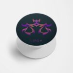 Zodiac Sign-LIBRA Printed Phone Grip Holder & Stand