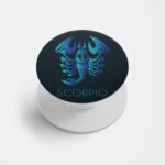 Zodiac Sign-SCORPIO Printed Phone Grip Holder & Stand