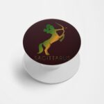 Zodiac Sign-SAGITTARUS Printed Phone Grip Holder & Stand