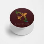 Zodiac Sign-SAGITTARUS Printed Phone Grip Holder & Stand