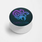 Zodiac Sign-CAPRICORN Printed Phone Grip Holder & Stand