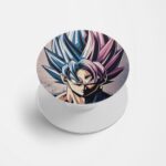 Goku And Zamasu Printed Phone Grip Holder & Stand