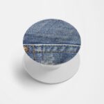Denim  Printed Phone Grip Holder & Stand