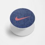 Denim Printed Phone Grip Holder & Stand