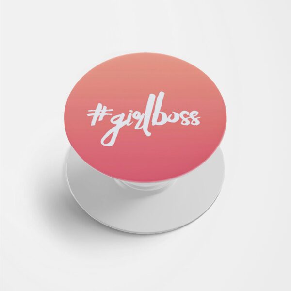 GirlBoss Printed Phone Grip Holder & Stand
