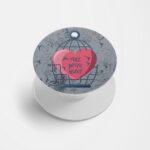 Free Your Heart Printed Phone Grip Holder & Stand