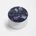 Floral Printed Phone Grip Holder & Stand