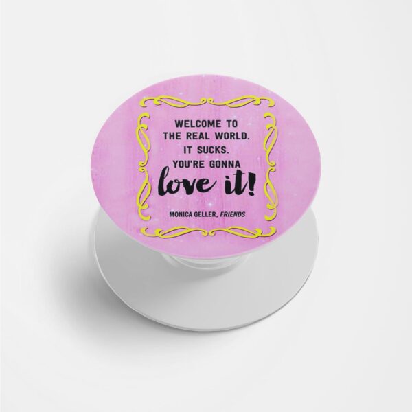 Friends- Monica Geller Printed Phone Grip Holder & Stand
