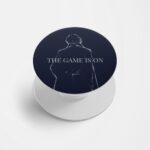 The Game Is On Printed Phone Grip Holder & Stand