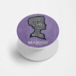 Brainy Is the New Sexy Printed Phone Grip Holder & Stand