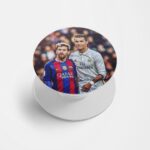 Ronaldo and Messi Printed Phone Grip Holder & Stand
