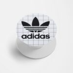 Black And White Printed Phone Grip Holder & Stand