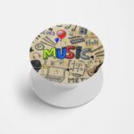 Abstract Printed Phone Grip Holder & Stand