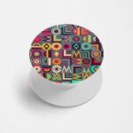 Abstract Printed Phone Grip Holder & Stand
