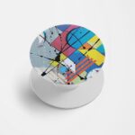 Abstract Printed Phone Grip Holder & Stand