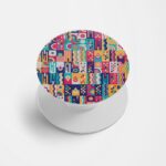 Abstract Printed Phone Grip Holder & Stand