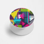 Abstract Printed Phone Grip Holder & Stand