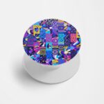 Abstract Printed Phone Grip Holder & Stand
